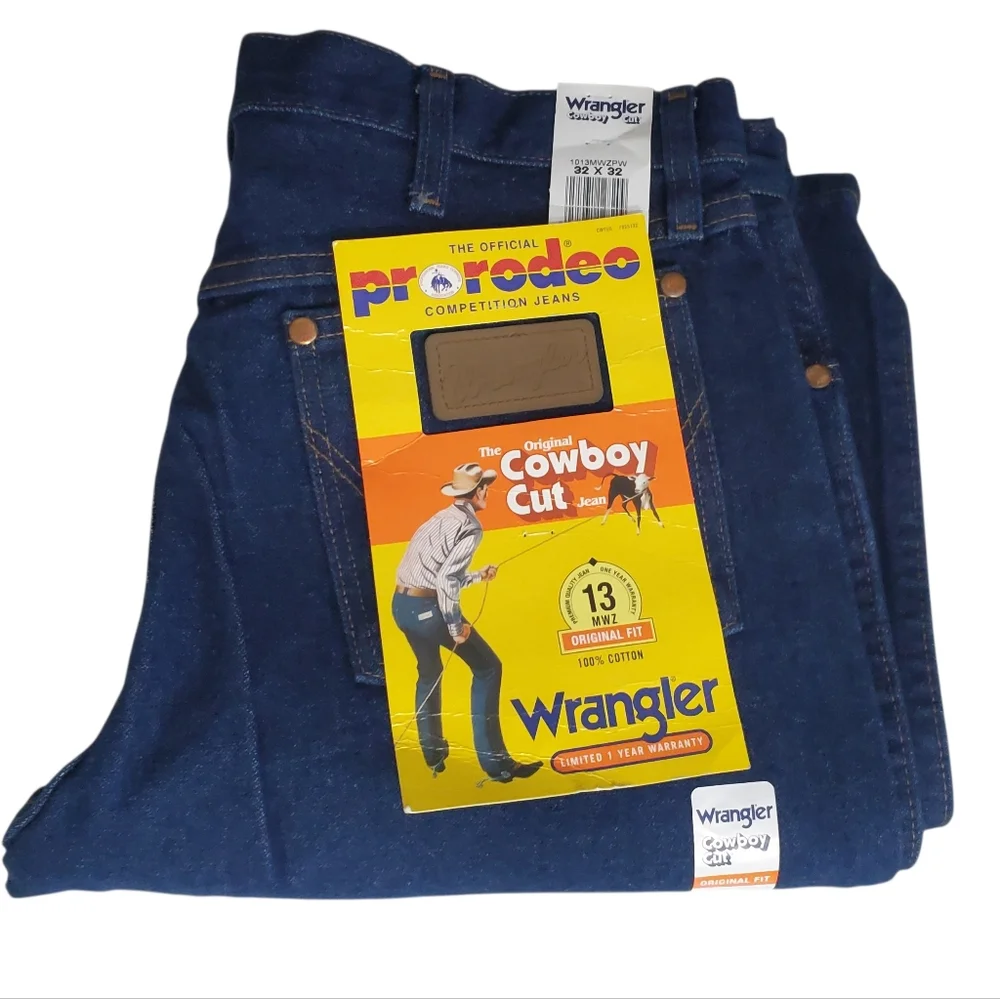 NWT Wrangler Pro Rodeo Cowboy Cut Jeans Size 32 X32 - Picture 10 of 10